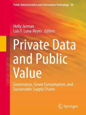 cover image of Private Data and Public Value